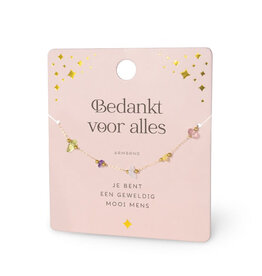 miko Miko: Edelsteen armband - Bedankt voor alles