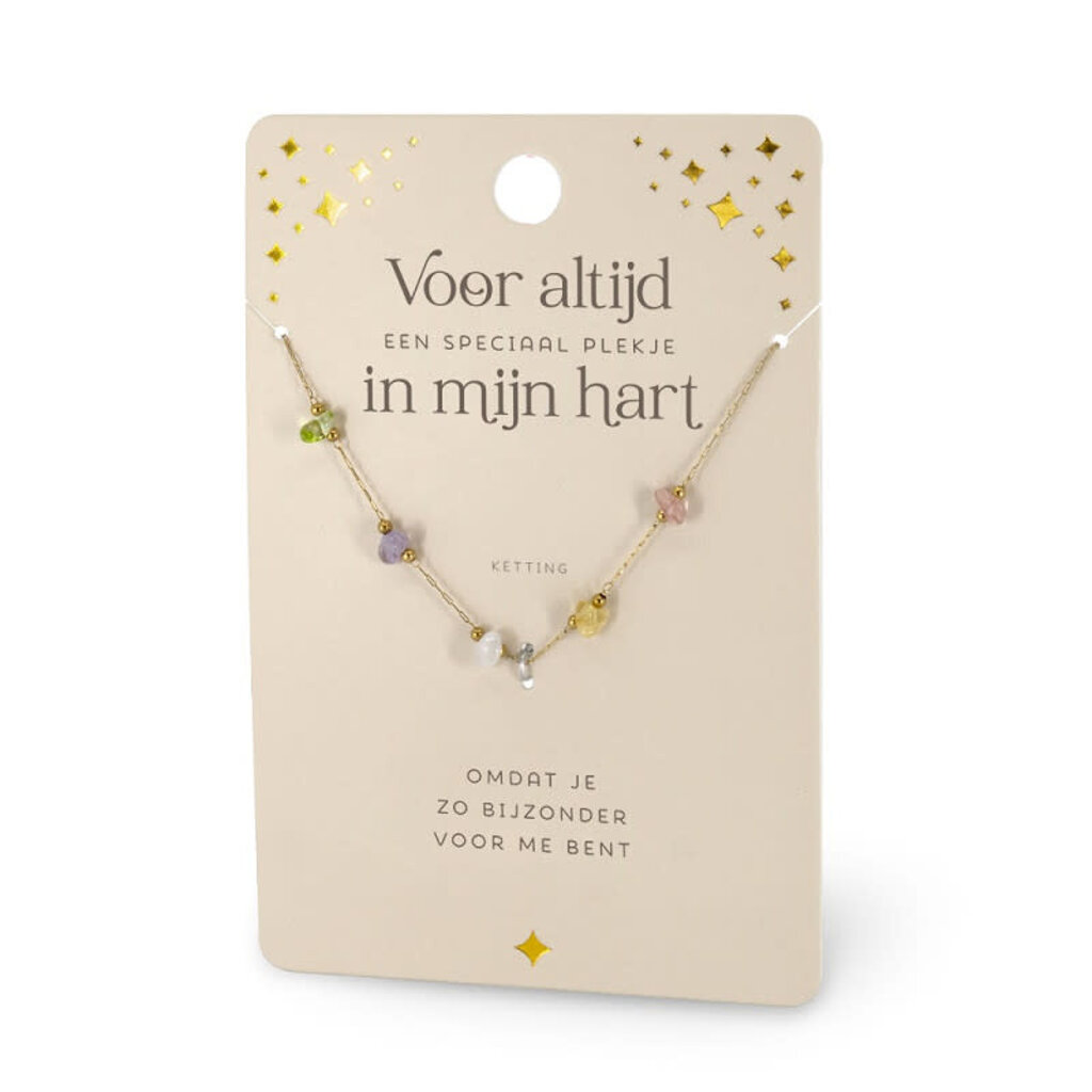 miko Miko: Edelsteen ketting - Voor altijd in mijn hart