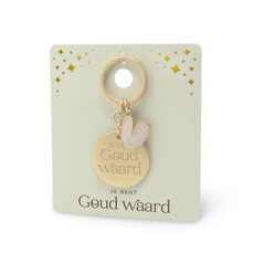 miko Miko: Edelsteen sleutelhanger - goud waard