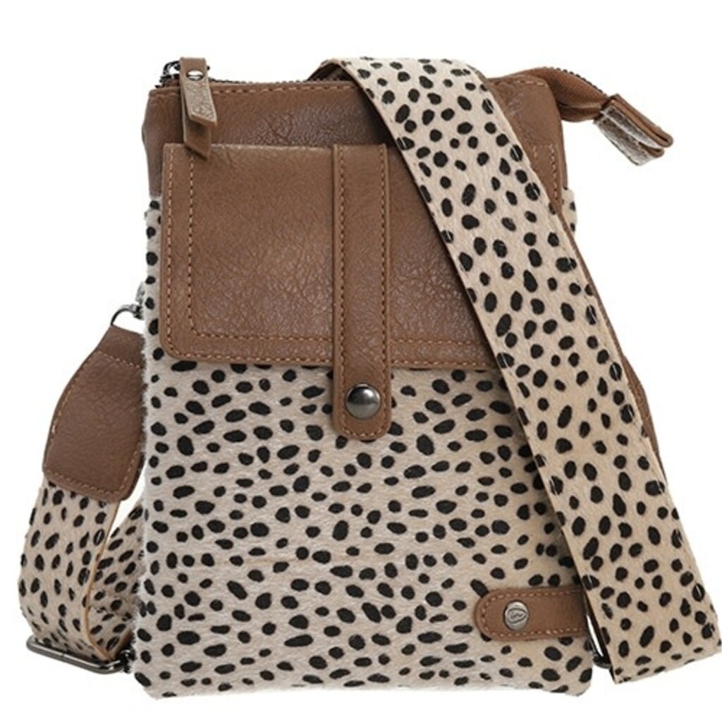 I'm dutch I'm dutch: Handtas - telefoon- en schoudertasje Tyler - Camel