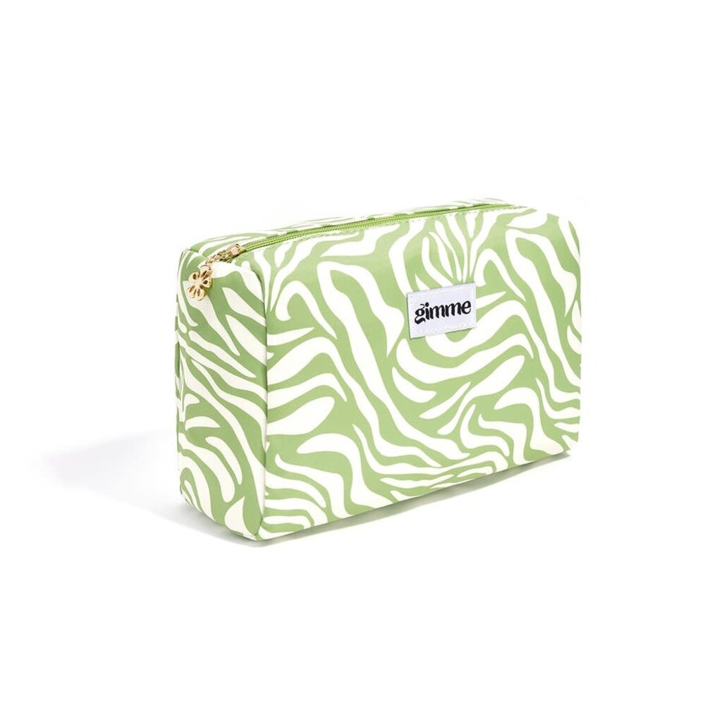 Yehwang Yehwang: toilettas - groen en ecru