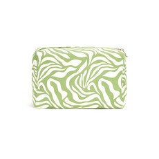 Yehwang Yehwang: toilettas - groen en ecru