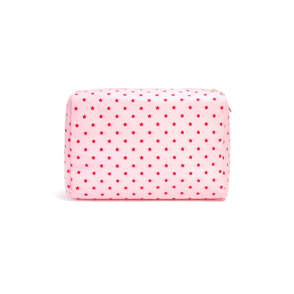 Yehwang Yehwang: toilettas - sterren - rood en lichtroze