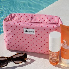 Yehwang Yehwang: toilettas - sterren - rood en lichtroze