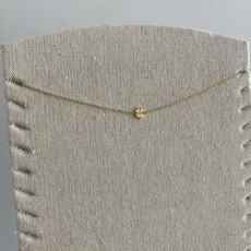 Yehwang Yehwang: Ketting met hangertje - stainless steel goud - klavertje