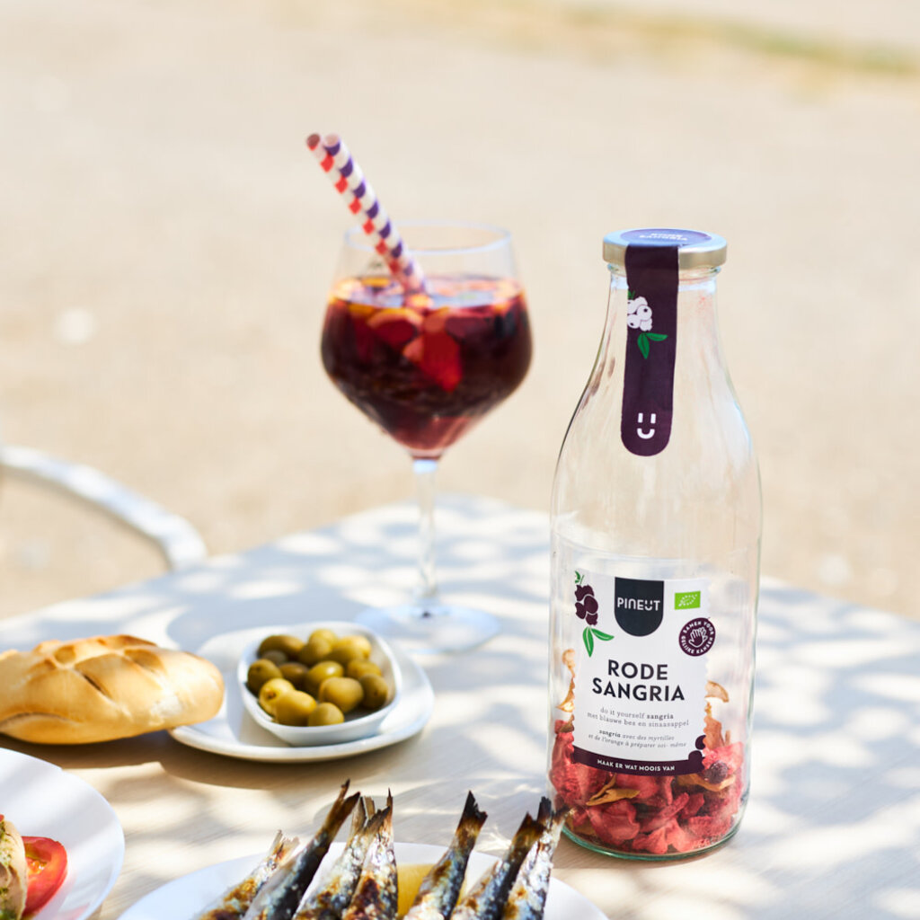 Pineut Pineut: Sangria maken BIO | Cocktailfles | Zomerse DIY-sangria