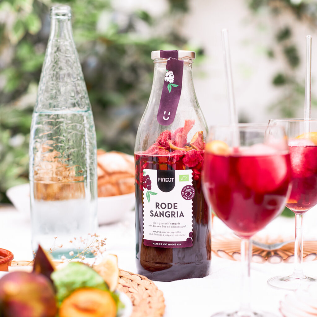 Pineut Pineut: Sangria maken BIO | Cocktailfles | Zomerse DIY-sangria