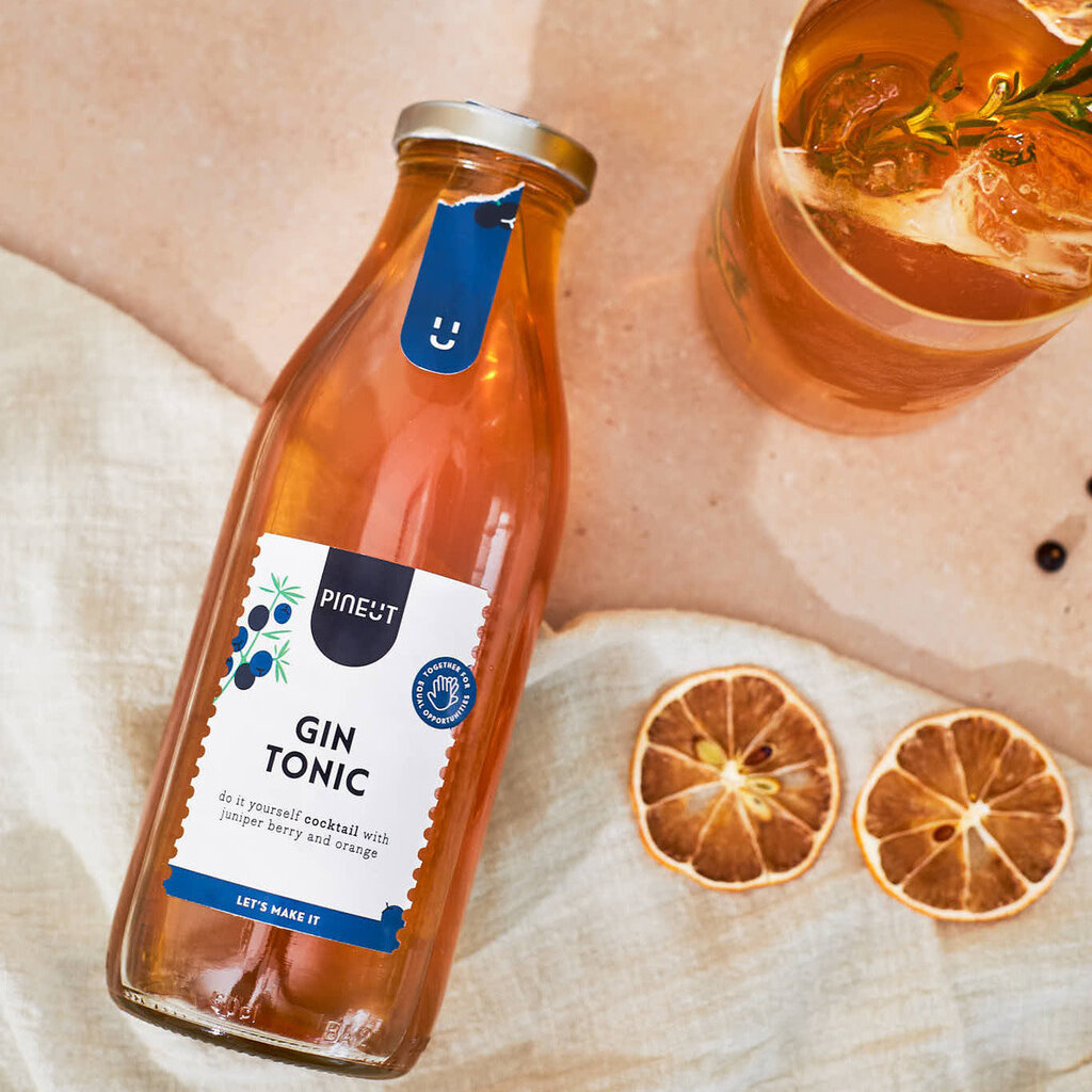 Pineut Pineut: Cocktail | Gin Tonic | Cocktail maken | karaf | BIO