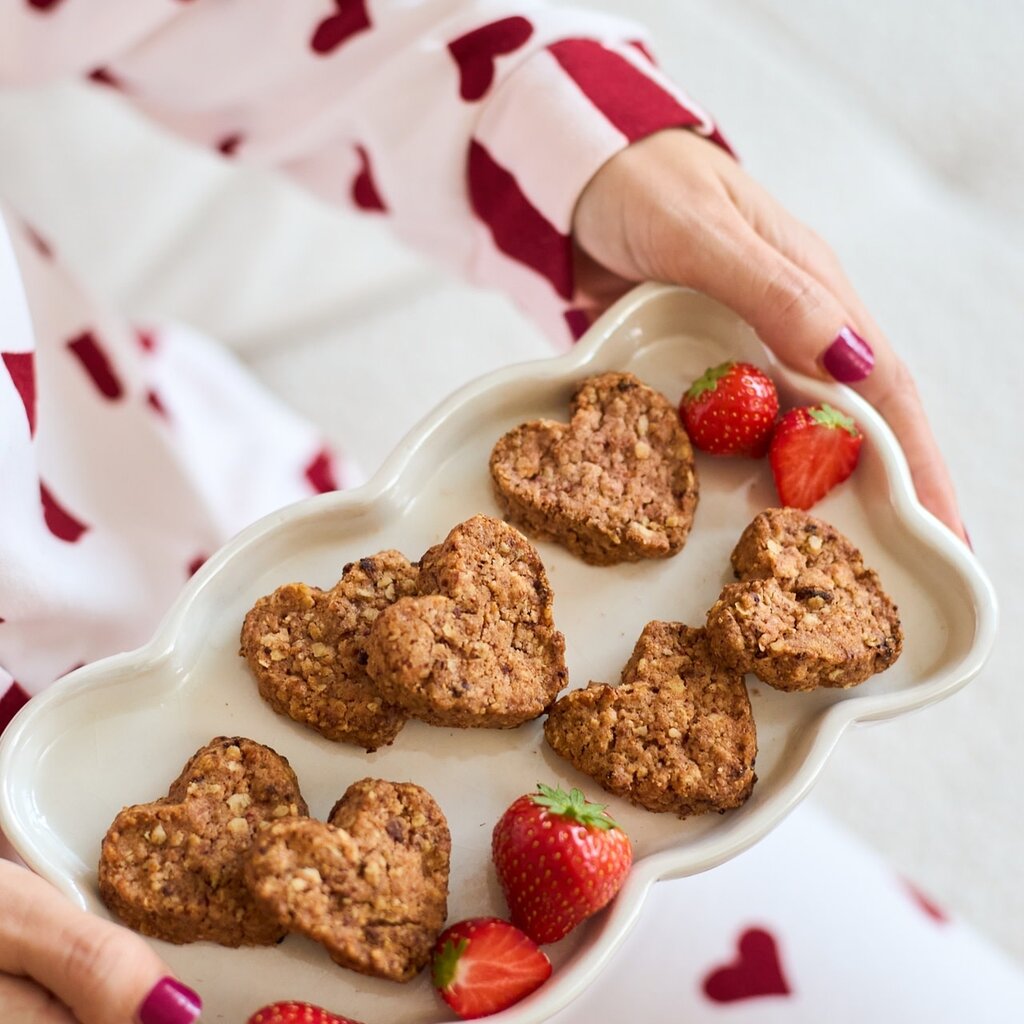 Pineut Pineut: You're the berry best!| Aardbei Cookies met hartvormpje