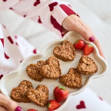 Pineut Pineut: You're the berry best!| Aardbei Cookies met hartvormpje