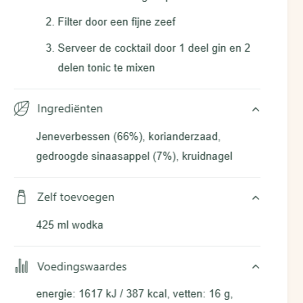 Pineut Pineut: Cocktail | Gin Tonic | Cocktail maken | karaf | BIO