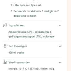 Pineut Pineut: Cocktail | Gin Tonic | Cocktail maken | karaf | BIO