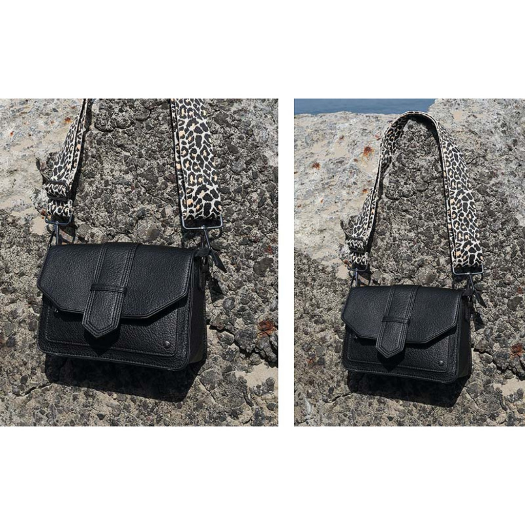 I'm dutch I'm dutch: Handtas - Corsica schoudertasje - black