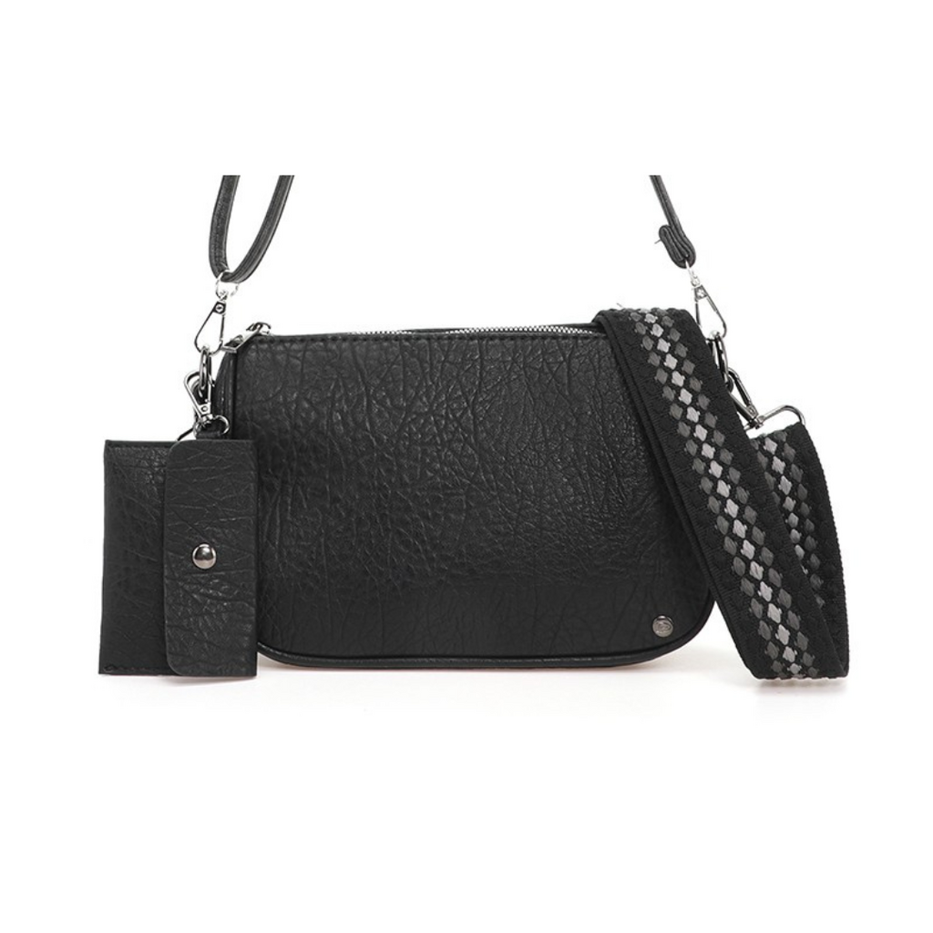 I'm dutch I'm dutch: Handtas - schoudertasje Bretagne - black