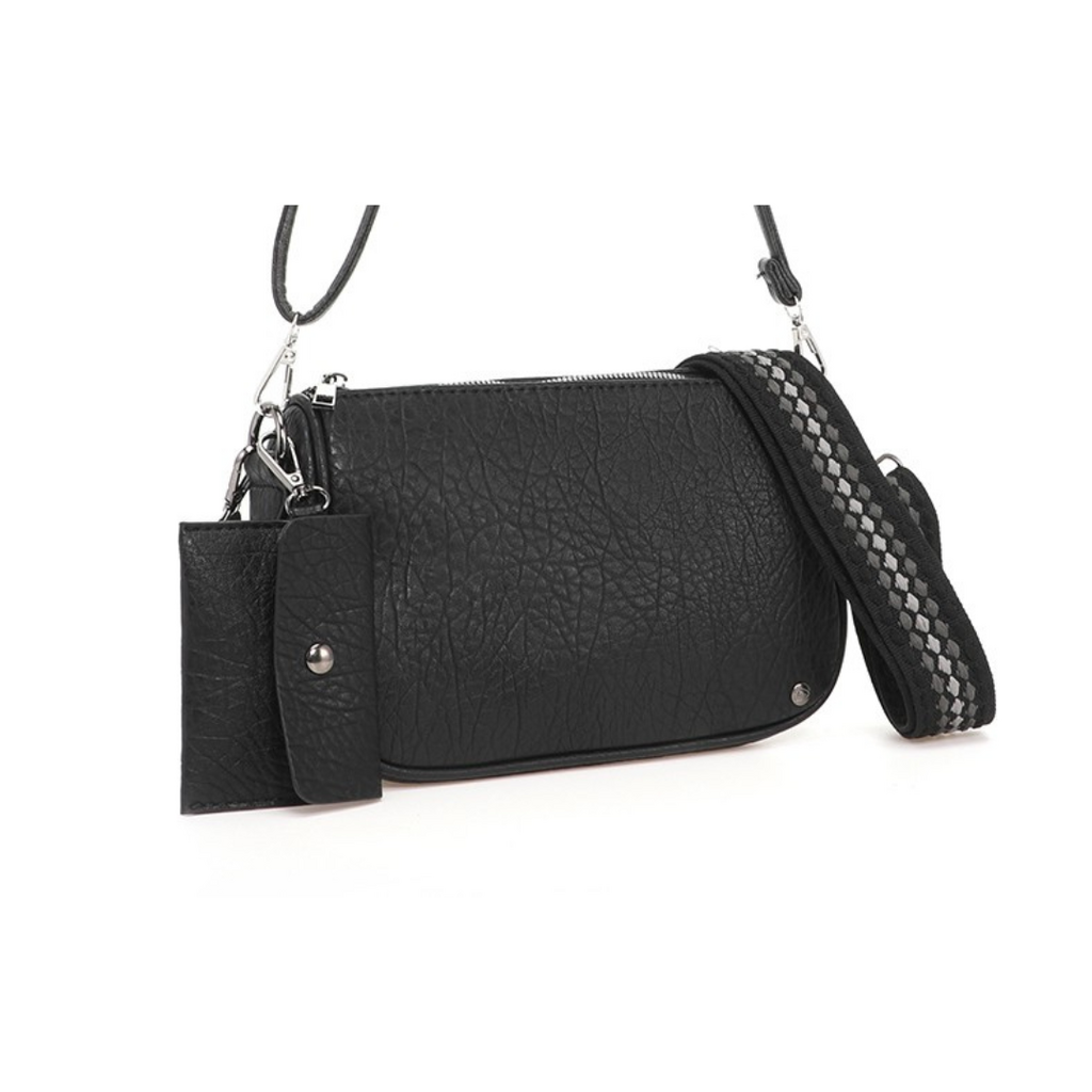 I'm dutch I'm dutch: Handtas - schoudertasje Bretagne - black