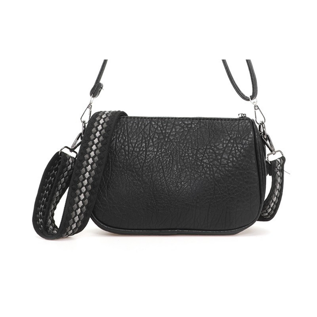 I'm dutch I'm dutch: Handtas - schoudertasje Bretagne - black