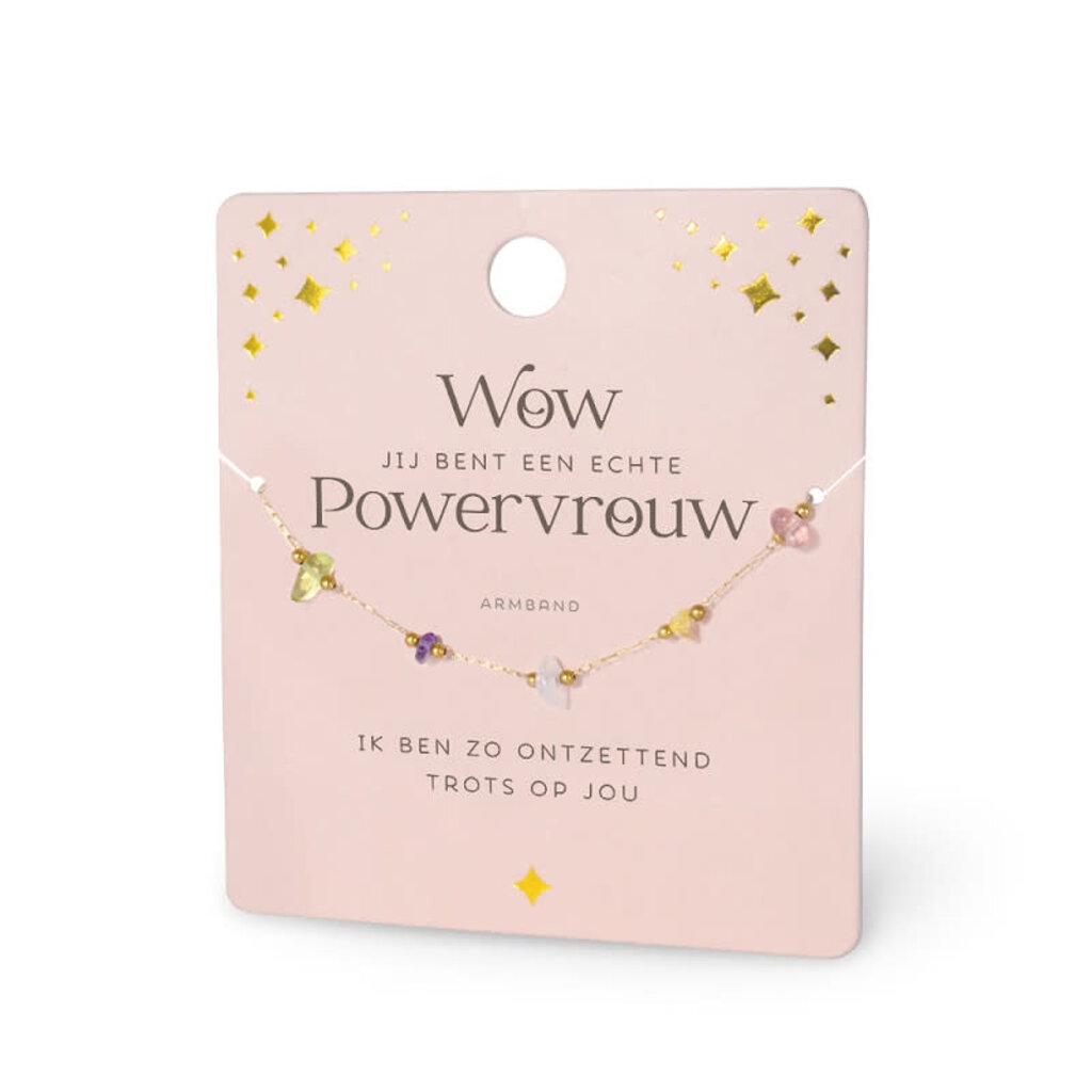 miko Miko: Edelsteen armband - Powervrouw