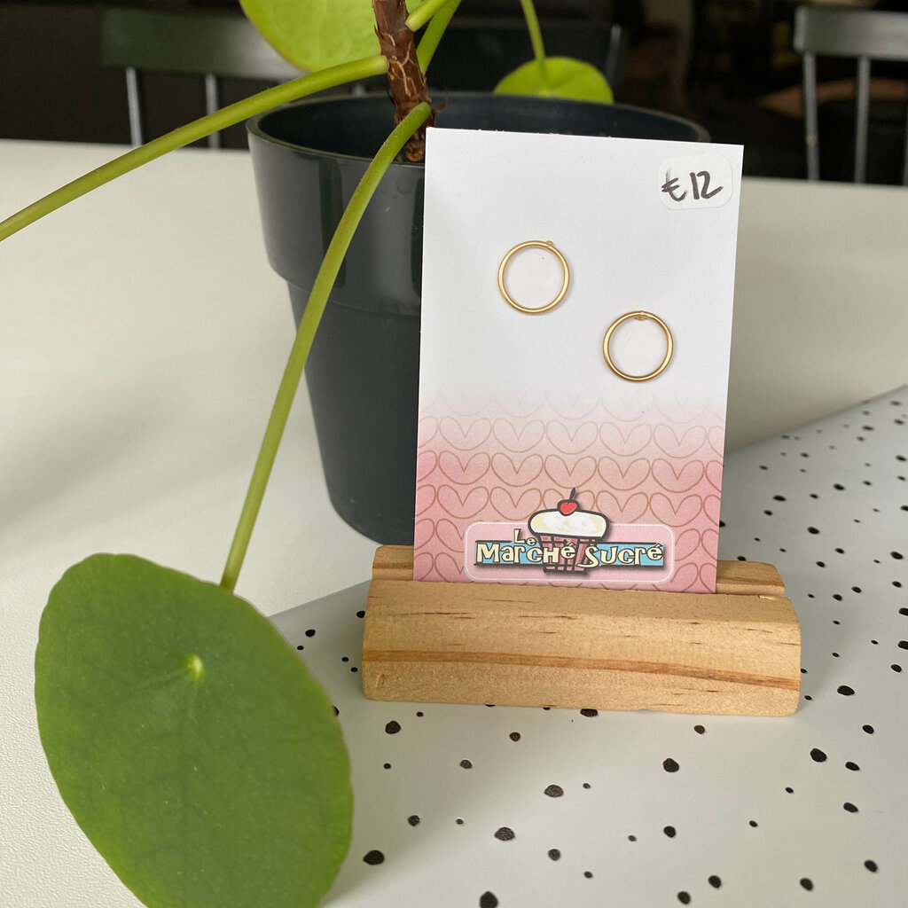 le marché sucré Le marché sucré: oorbellen - goud