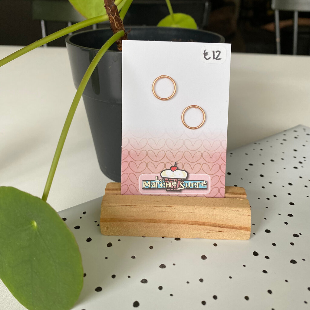 le marché sucré Le marché sucré: oorbellen - rosé goud