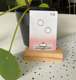 le marché sucré Le marché sucré: oorbellen - rosé goud
