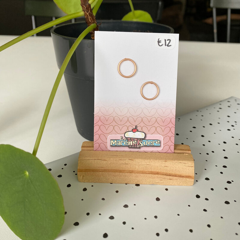 le marché sucré Le marché sucré: oorbellen - rosé goud