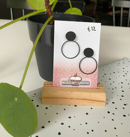 le marché sucré Le marché sucré: oorbellen - zwart