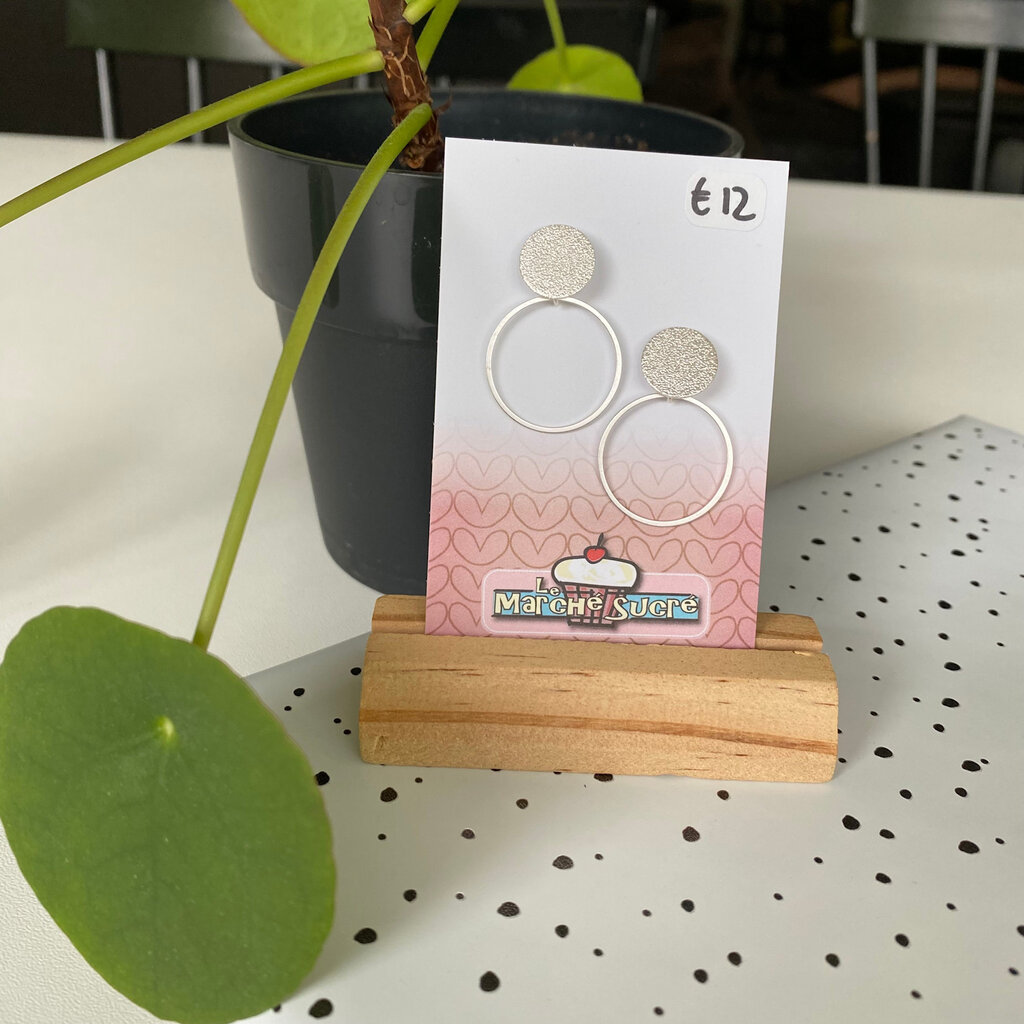 le marché sucré Le marché sucré: oorbellen - zilver