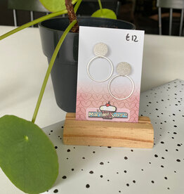 le marché sucré Le marché sucré: oorbellen - zilver