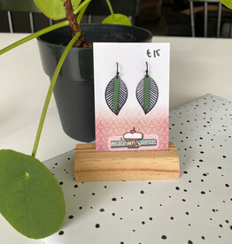 le marché sucré Le marché sucré: oorbellen - zwart en groen