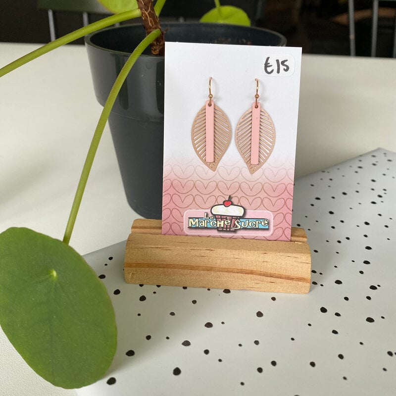 le marché sucré Le marché sucré: oorbellen - oudroze + roze