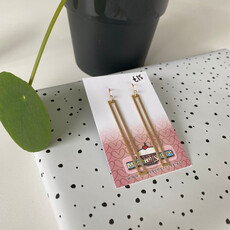 le marché sucré Le marché sucré: oorbellen - goud