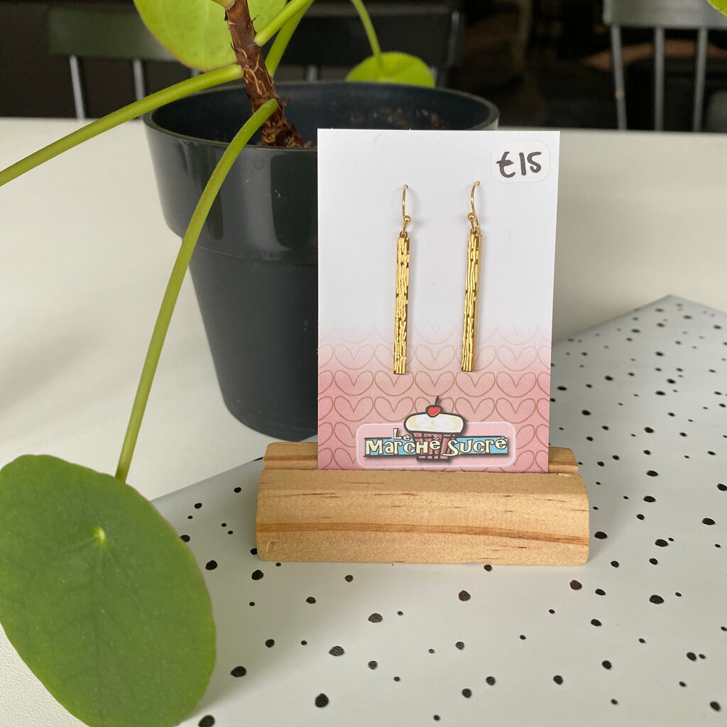 le marché sucré Le marché sucré: oorbellen - goud