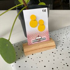 le marché sucré Le marché sucré:  oorbellen - geel