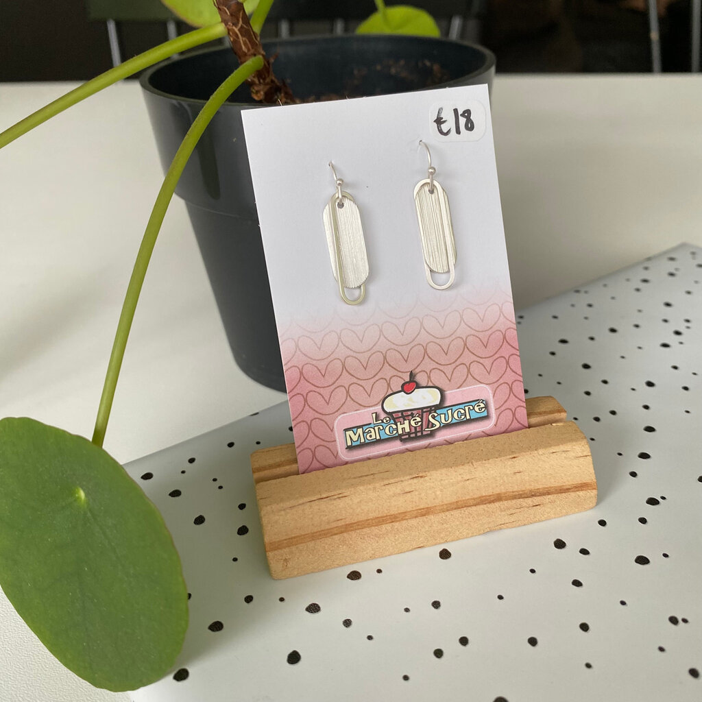 le marché sucré Le marché sucré:  oorbellen - zilver