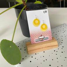 le marché sucré Le marché sucré:  oorbellen - zilver + geel