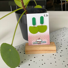 le marché sucré Le marché sucré: oorbellen -  groen