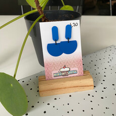 le marché sucré Le marché sucré: oorbellen - blauw