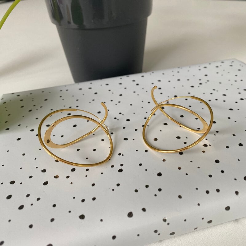 le marché sucré Le marché sucré: oorbellen - goud