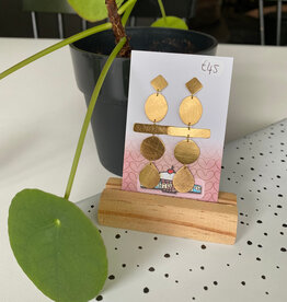 le marché sucré Le marché sucré: oorbellen - goud