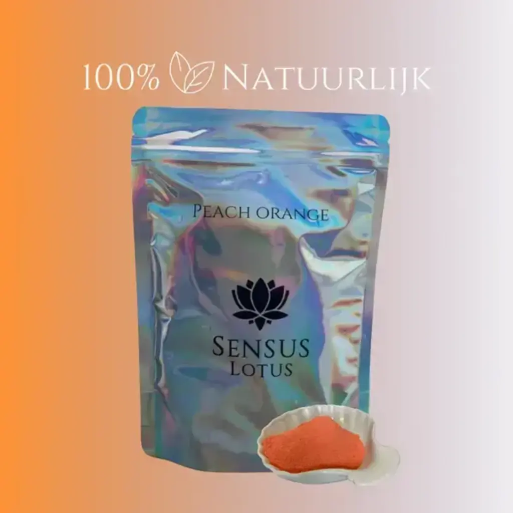 Sensus Lotus Sensus Lotus: Magisch badpoeder - 60 gr. - Peach Orange