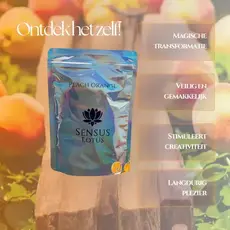 Sensus Lotus Sensus Lotus: Magisch badpoeder - 60 gr. - Peach Orange