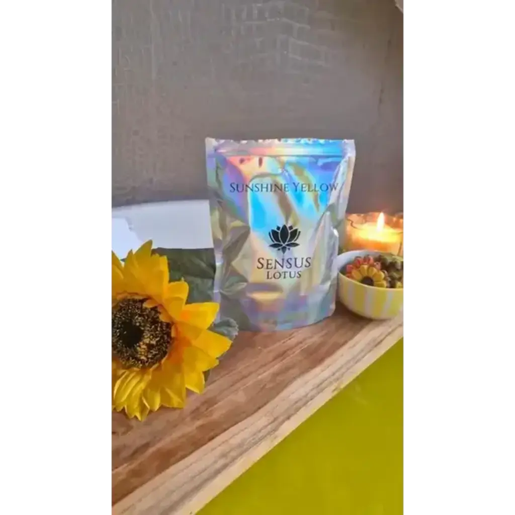Sensus Lotus Sensus Lotus: Magisch badpoeder - 60 gr. - Sunshine yellow