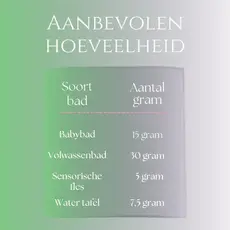 Sensus Lotus Sensus Lotus: Magisch badpoeder - 60 gr. - Apple green