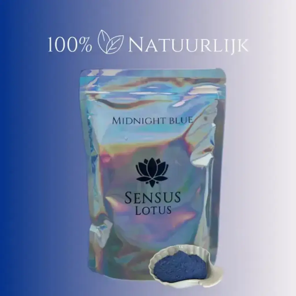 Sensus Lotus Sensus Lotus: Magisch badpoeder - 60 gr. - Midnight blue
