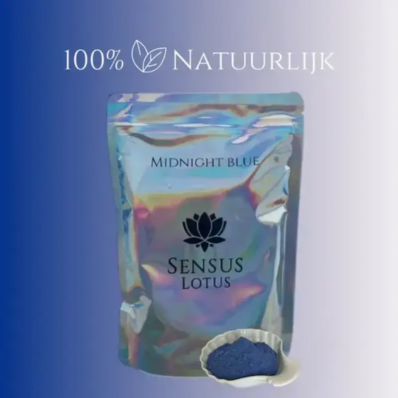 Sensus Lotus Sensus Lotus: Magisch badpoeder - 60 gr. - Midnight blue