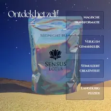 Sensus Lotus Sensus Lotus: Magisch badpoeder - 60 gr. - Midnight blue