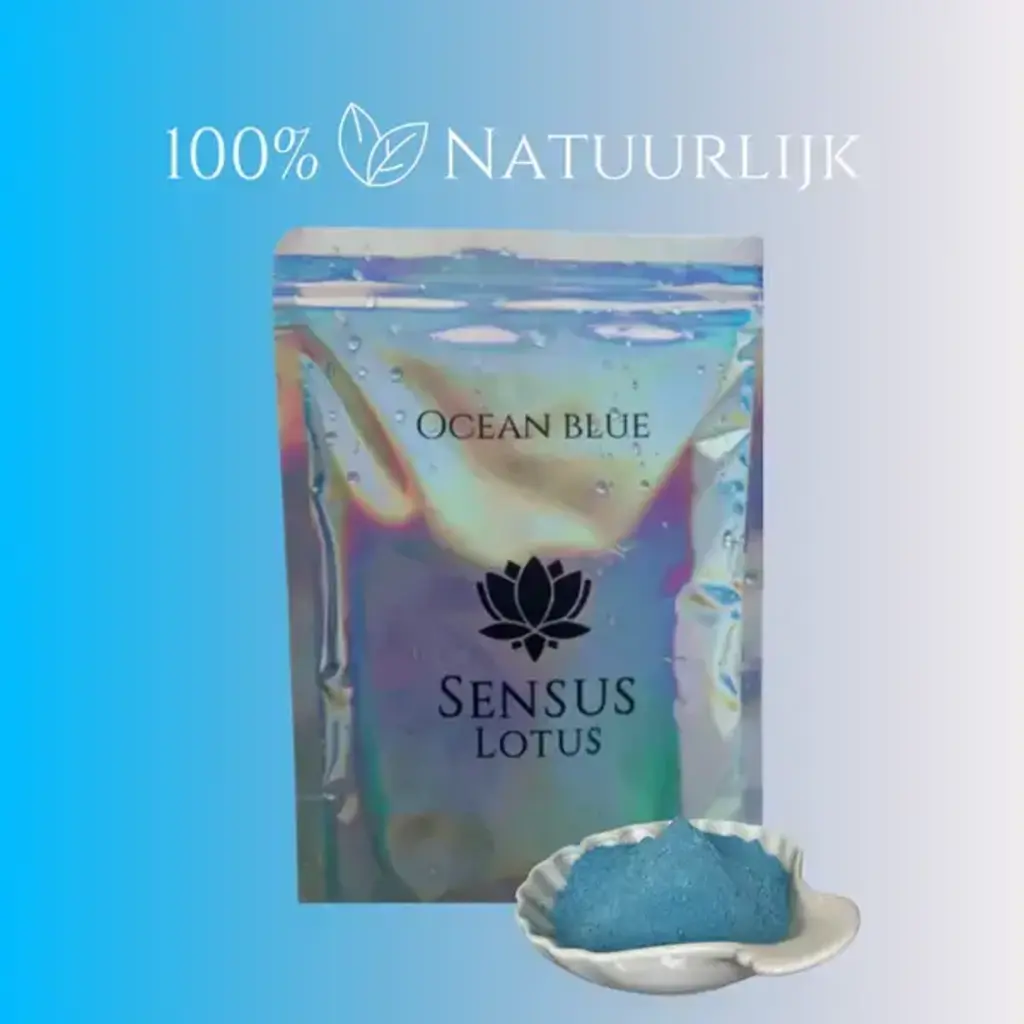 Sensus Lotus Sensus Lotus: Magisch badpoeder - 60 gr. - Ocean blue