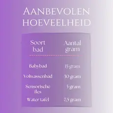 Sensus Lotus Sensus Lotus: Magisch badpoeder - 60 gr. - Spooky purple