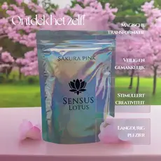 Sensus Lotus Sensus Lotus: Magisch badpoeder - 60 gr. - Sakura pink