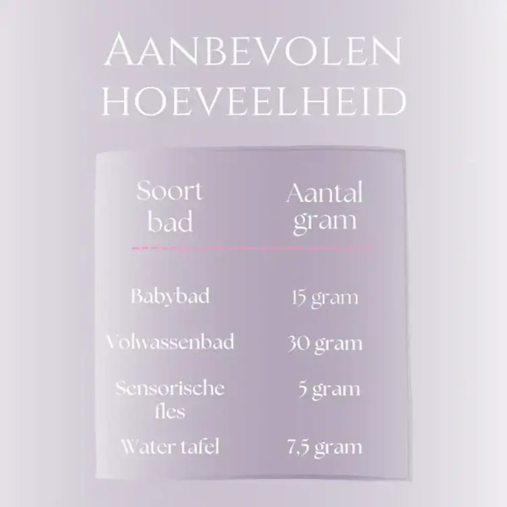 Sensus Lotus Sensus Lotus: Magisch badpoeder - 60 gr. - Pearl white